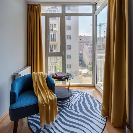 Stylish And Colorful With Balcony Apartment